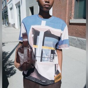 NWT Zara & Albert Florent Collab Art Print Tshirt